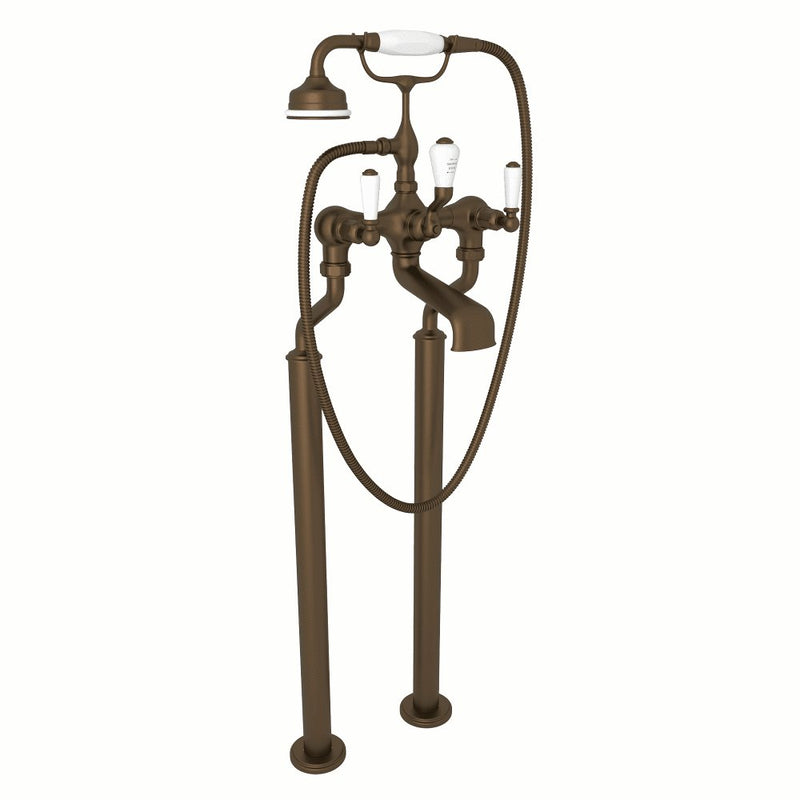 Perrin & Rowe Edwardian™ Floor Mount Tub Filler