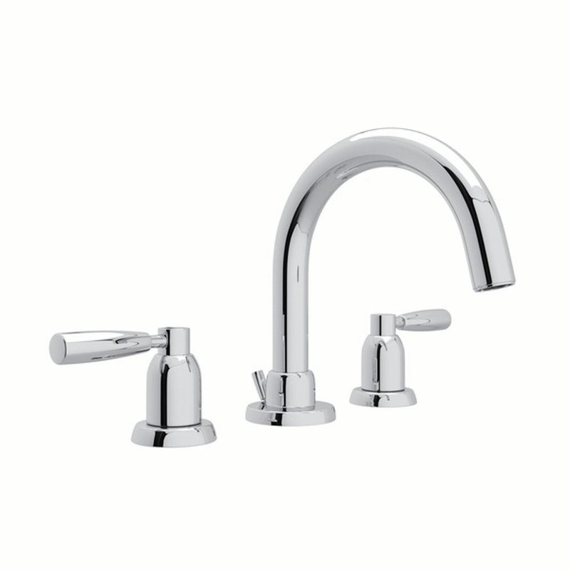 Perrin & Rowe Holborn™ Widespread Lavatory Faucet With C-Spout