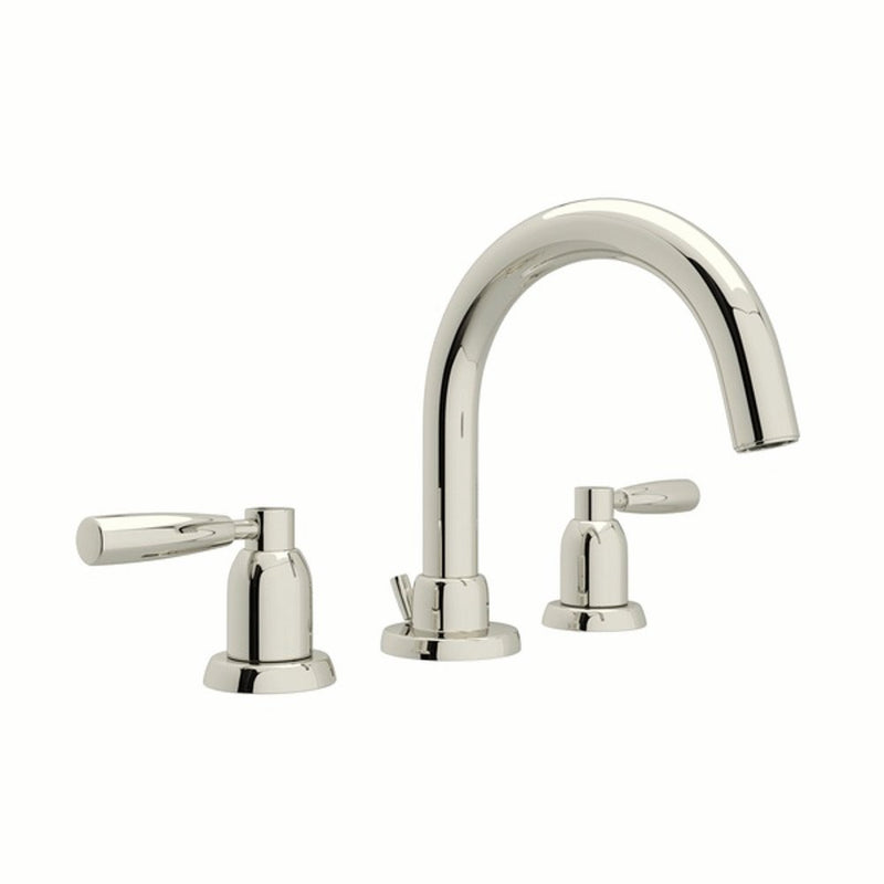 Perrin & Rowe Holborn™ Widespread Lavatory Faucet With C-Spout