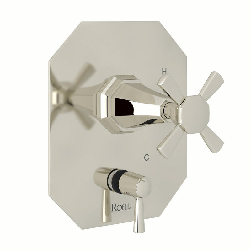 Perrin & Rowe Deco™ 1/2" Pressure Balance Trim with Diverter