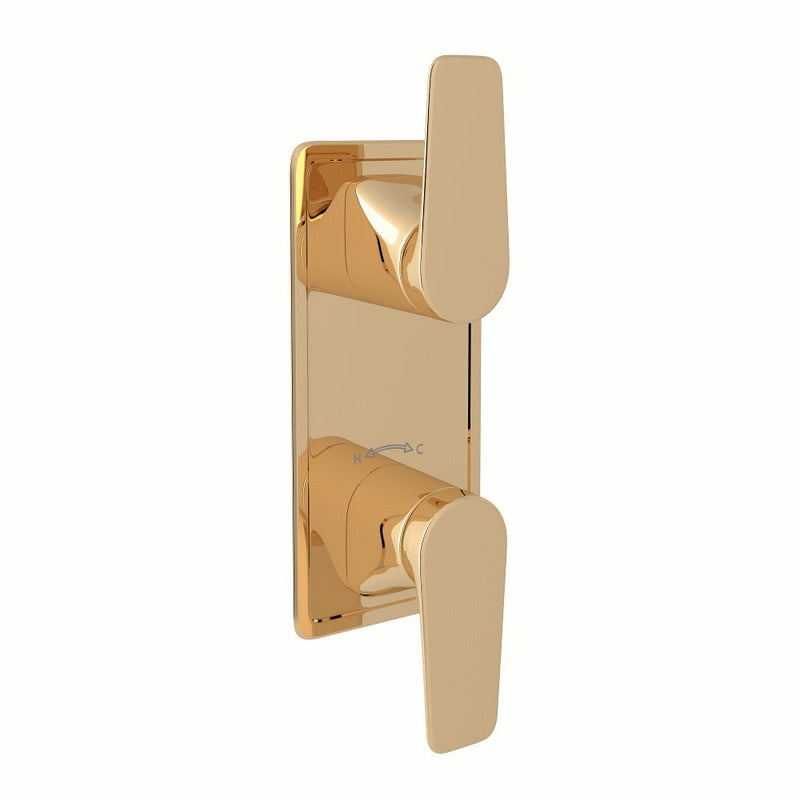 Perrin & Rowe Hoxton™ 1/2" Thermostatic Trim with Diverter