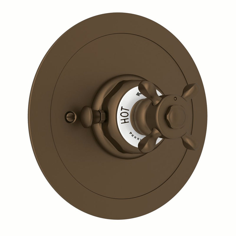 Perrin & Rowe Edwardian™ Era 3/4" Round Thermostatic Trim Without Volume Control