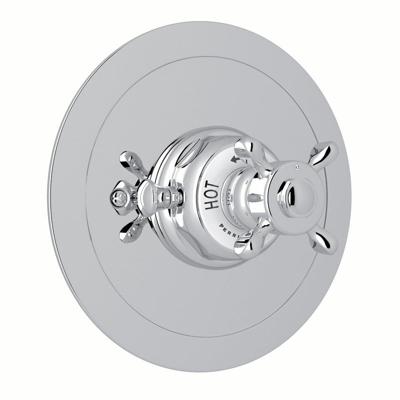 Perrin & Rowe Edwardian™ Era 3/4" Round Thermostatic Trim Without Volume Control