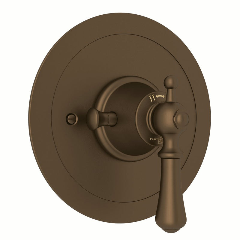 Perrin & Rowe Georgian Era™ 3/4" Round Thermostatic Trim Without Volume Control