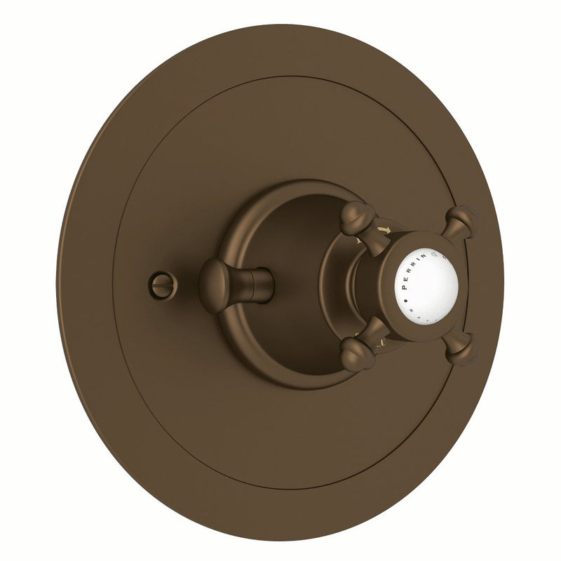 Perrin & Rowe Georgian Era™ 3/4" Round Thermostatic Trim Without Volume Control
