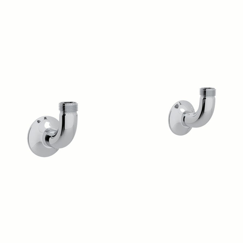 Perrin & Rowe Georgian Era™ Bridge Kitchen Faucet Wall Unions