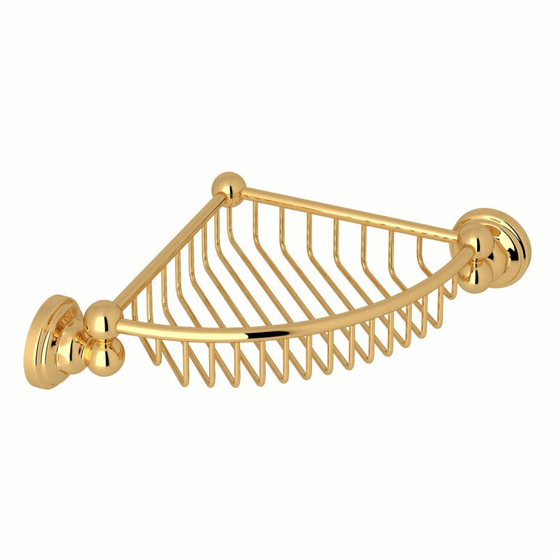 Perrin & Rowe Edwardian™ Wall Mount Corner Basket