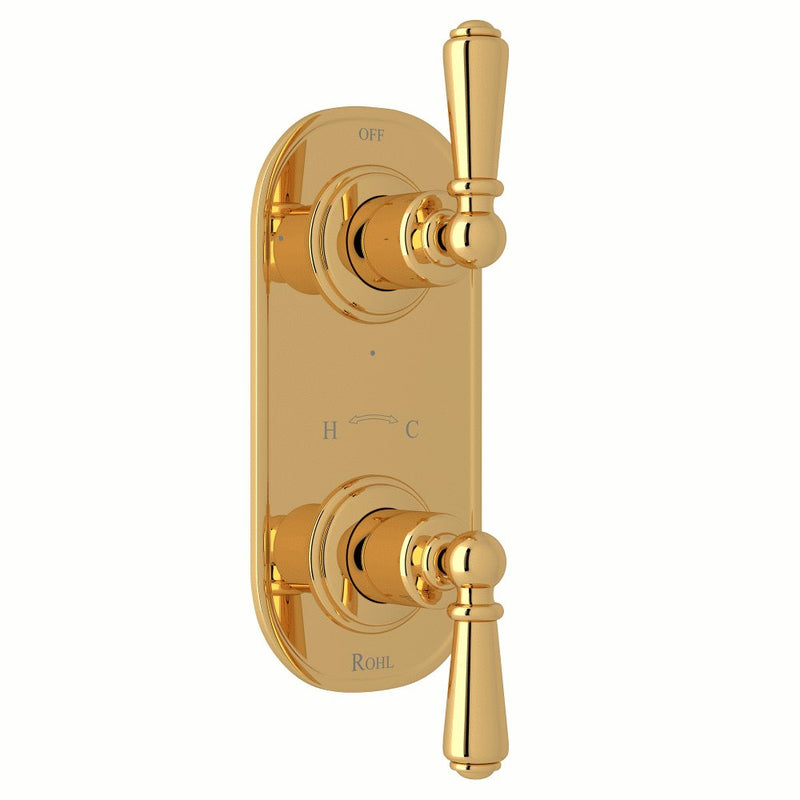Perrin & Rowe Edwardian™ 1/2" Thermostatic Trim with Diverter