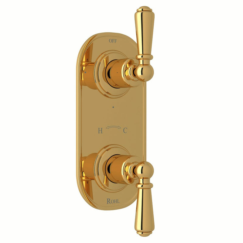 Perrin & Rowe Edwardian™ 1/2" Thermostatic Trim with Diverter