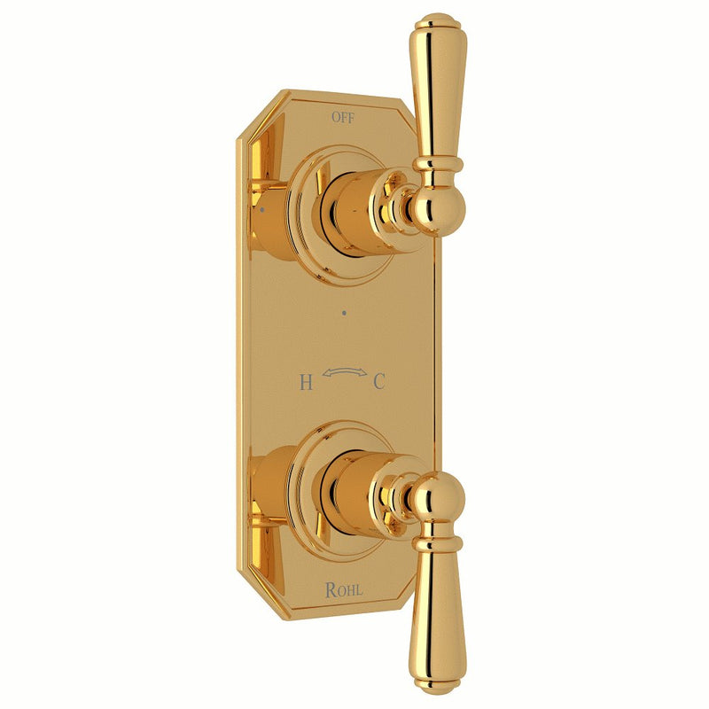 Perrin & Rowe Edwardian™ 1/2" Thermostatic Trim with Diverter