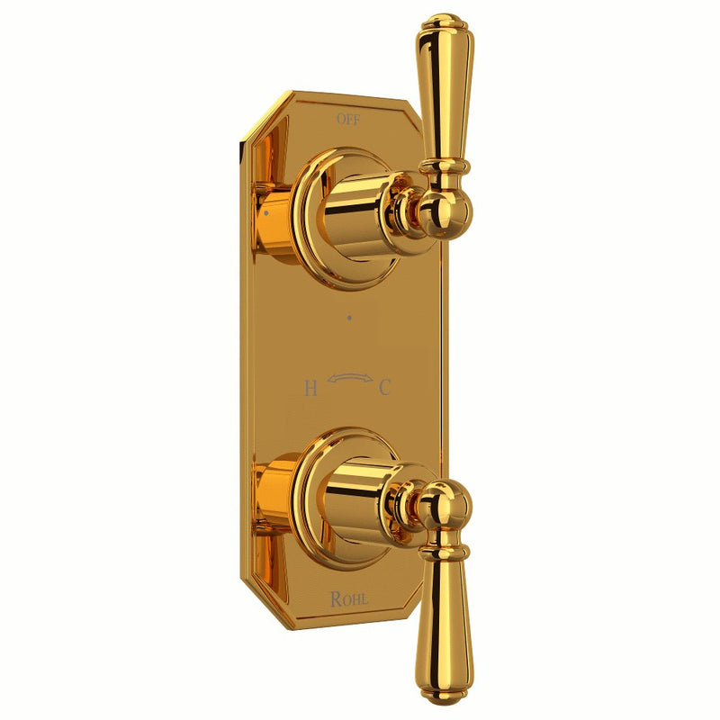 Perrin & Rowe Edwardian™ 1/2" Thermostatic Trim with Diverter