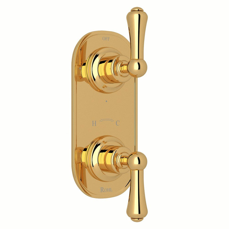 Perrin & Rowe Georgian Era™ 1/2" Thermostatic Trim with Diverter