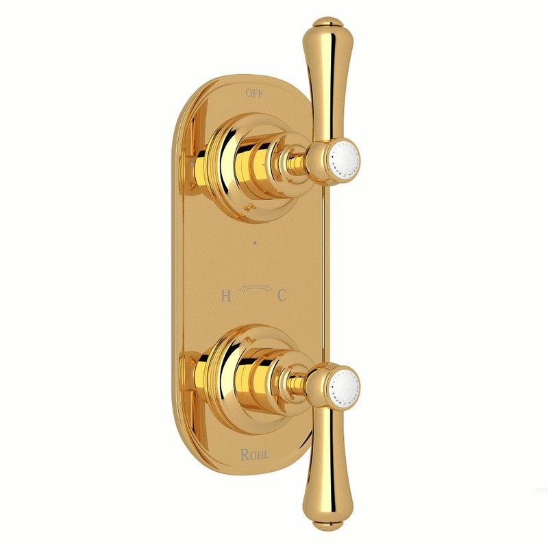 Perrin & Rowe Georgian Era™ 1/2" Thermostatic Trim with Diverter