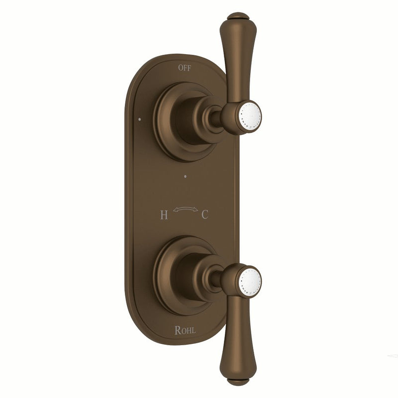 Perrin & Rowe Georgian Era™ 1/2" Thermostatic Trim with Diverter