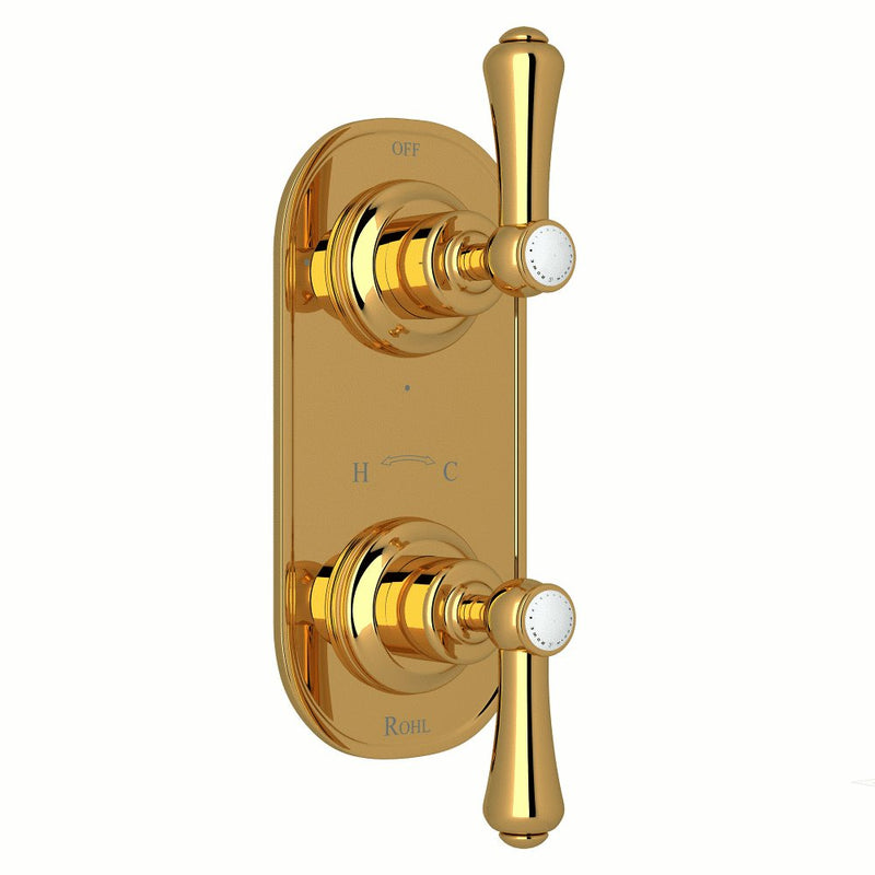 Perrin & Rowe Georgian Era™ 1/2" Thermostatic Trim with Diverter
