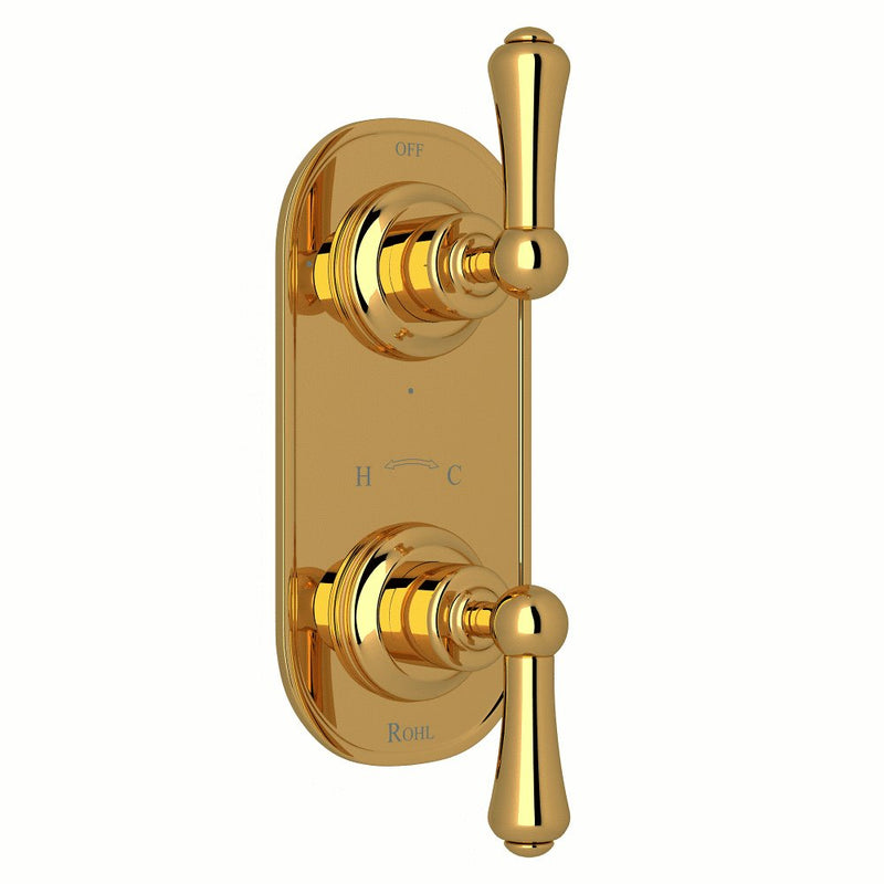 Perrin & Rowe Georgian Era™ 1/2" Thermostatic Trim with Diverter