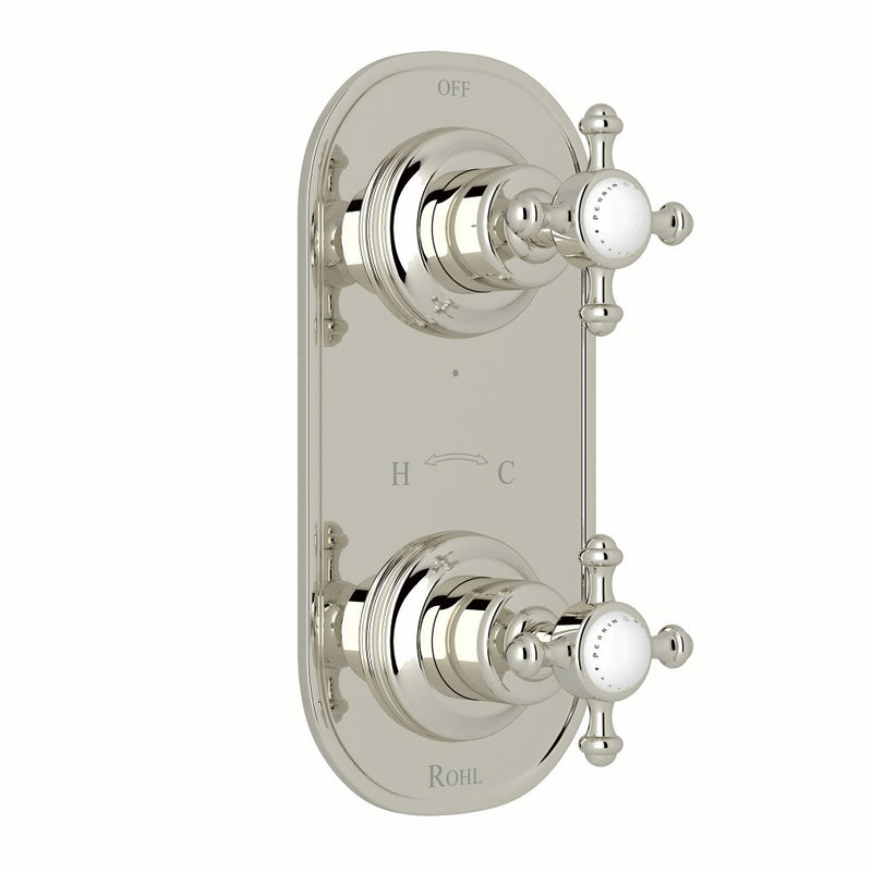 Perrin & Rowe Georgian Era™ 1/2" Thermostatic Trim with Diverter