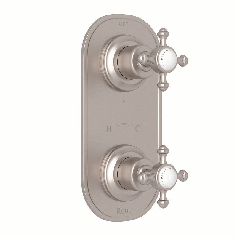 Perrin & Rowe Georgian Era™ 1/2" Thermostatic Trim with Diverter