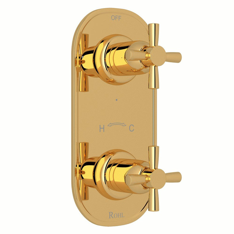 Perrin & Rowe Holborn™ 1/2" Thermostatic Trim with Diverter