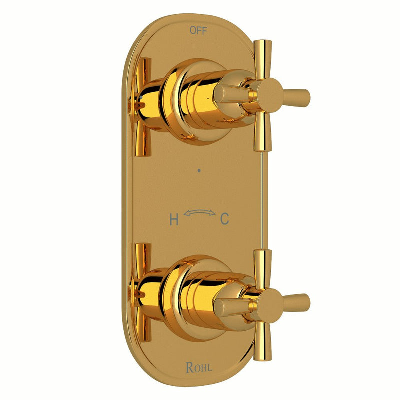 Perrin & Rowe Holborn™ 1/2" Thermostatic Trim with Diverter