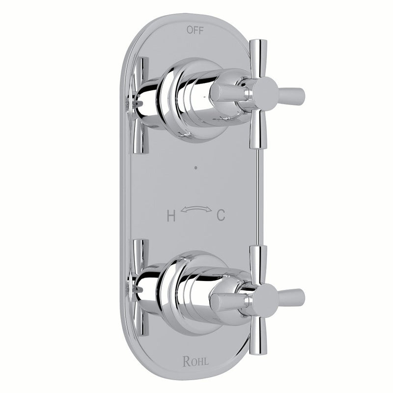 Perrin & Rowe Holborn™ 1/2" Thermostatic Trim with Diverter
