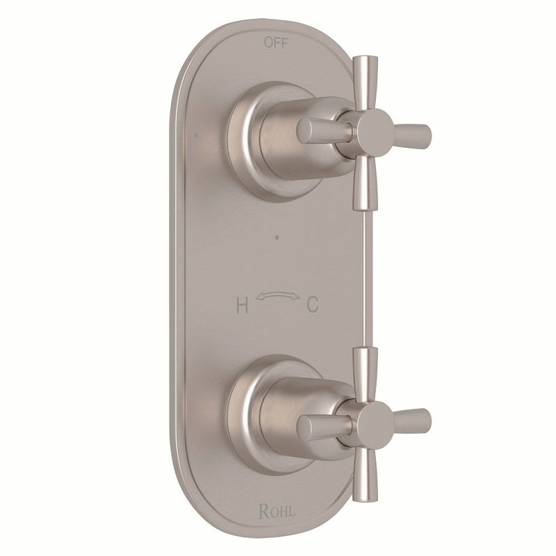 Perrin & Rowe Holborn™ 1/2" Thermostatic Trim with Diverter