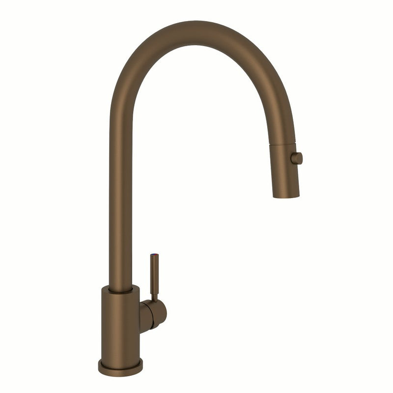 Perrin & Rowe Holborn™ Pull-Down Kitchen Faucet with C-Spout
