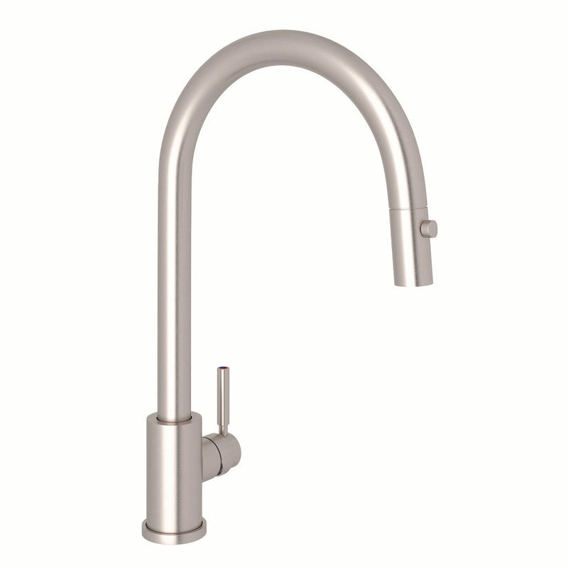 Perrin & Rowe Holborn™ Pull-Down Kitchen Faucet with C-Spout