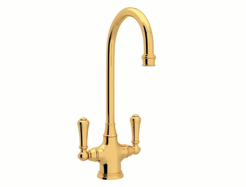 Perrin & Rowe Georgian Era™ Two Handle Bar/Food Prep Kitchen Faucet