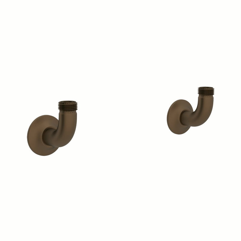 Perrin & Rowe Georgian Era™ Bridge Kitchen Faucet Wall Unions