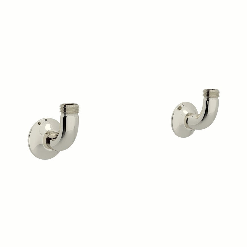 Perrin & Rowe Georgian Era™ Bridge Kitchen Faucet Wall Unions