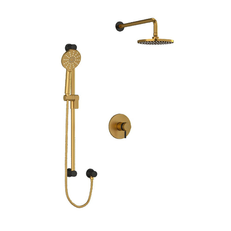Riobel Riu 2-Way Shower System Trim with Hand Shower and Shower Head TKIT323RUTMKN
