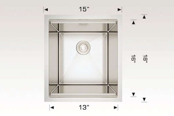 Bosco 201815 Titanium Series Plus Stainless Steel Kitchen Sink