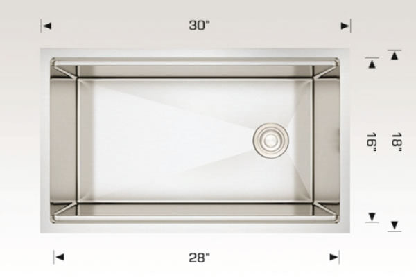 Bosco 201830 Titanium Series Plus Stainless Steel Kitchen Sink