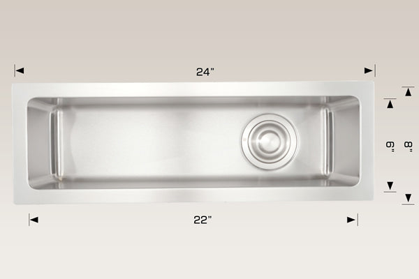 Bosco 202021 Ice Bin Stainless Steel Kitchen Sink