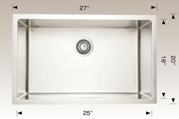 Bosco 202217 Laundry Series Stainless Steel Sink