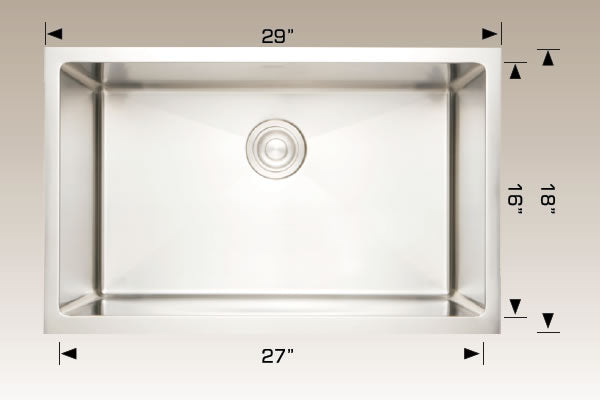 Bosco 202220 Deluxe Series Stainless Steel Kitchen Sink