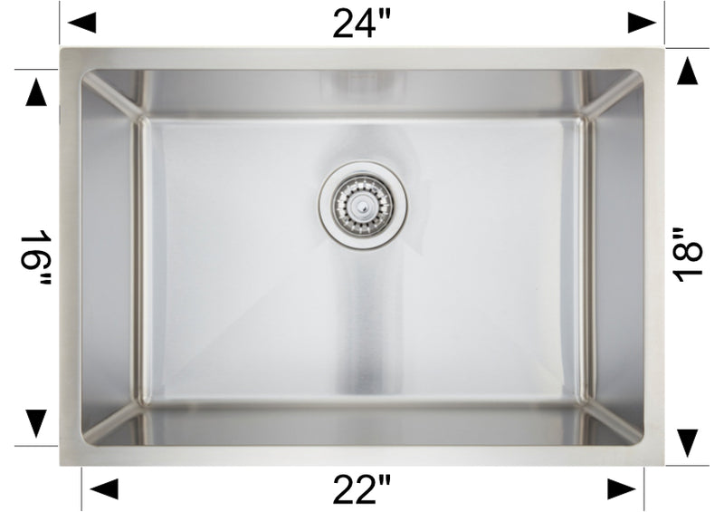 Bosco 202228 Laundry Series Stainless Steel Sink