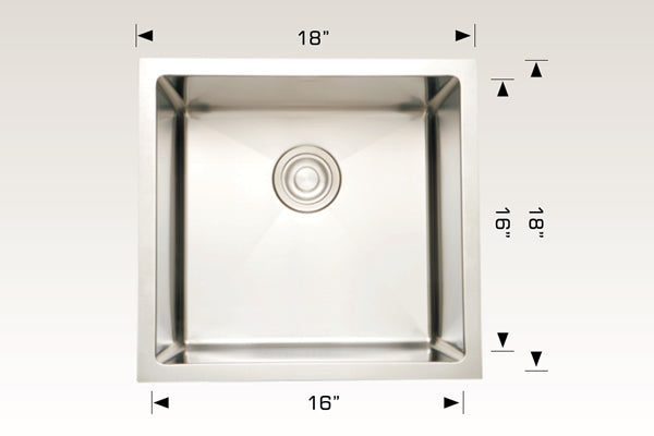 Bosco 203311 Diamond Series Stainless Steel Kitchen Sink