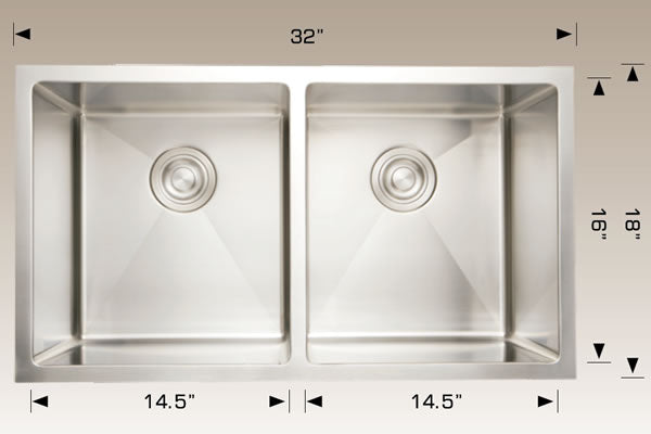 Bosco 203318 Deluxe Series Stainless Steel Kitchen Sink