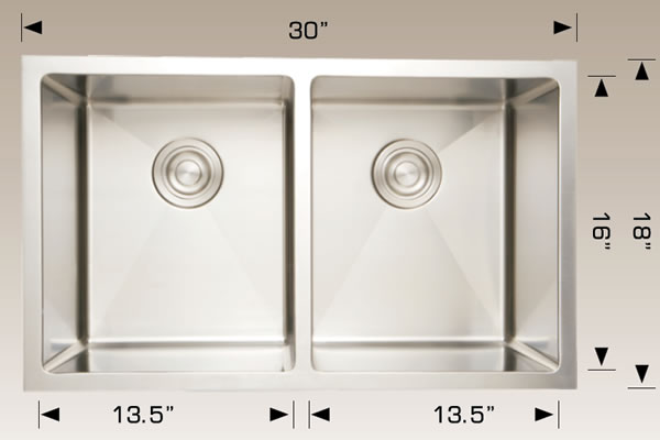 Bosco 203319 Deluxe Series Stainless Steel Kitchen Sink