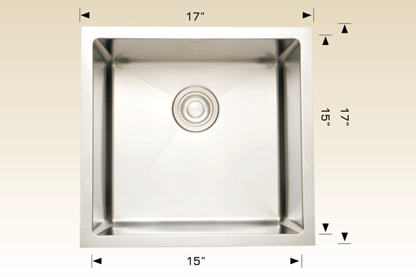 Bosco 203341 Titanium Series Stainless Steel Kitchen Sink