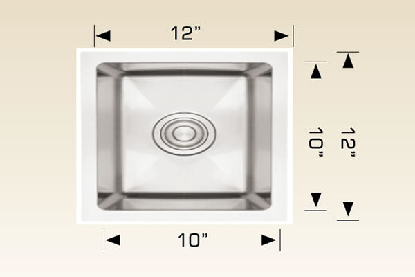 Bosco 203352 Titanium Series Stainless Steel Kitchen Sink