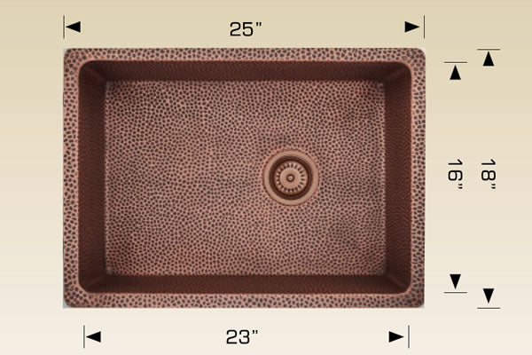 Bosco 206025 Copper Series Kitchen Sinks