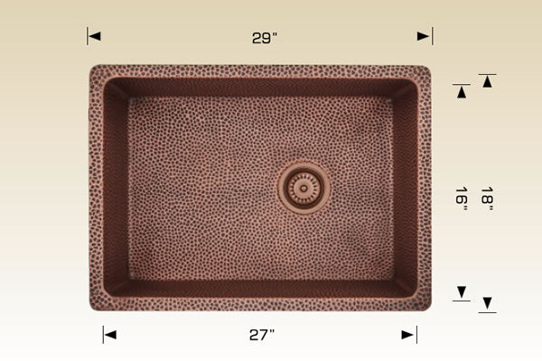 Bosco 206029 Copper Series Kitchen Sinks