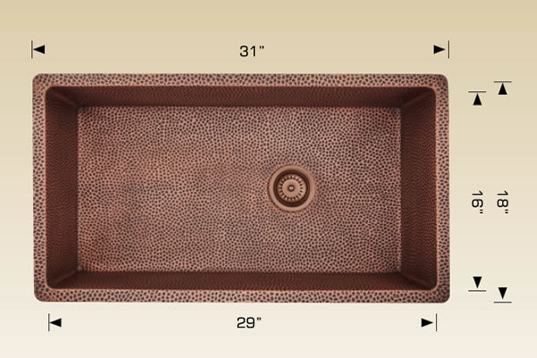 Bosco 206031 Copper Series Kitchen Sinks