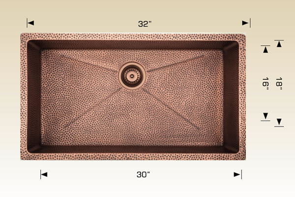 Bosco 206032 Copper Series Kitchen Sinks