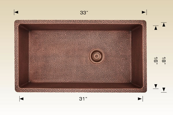 Bosco 206033 Copper Series Kitchen Sinks