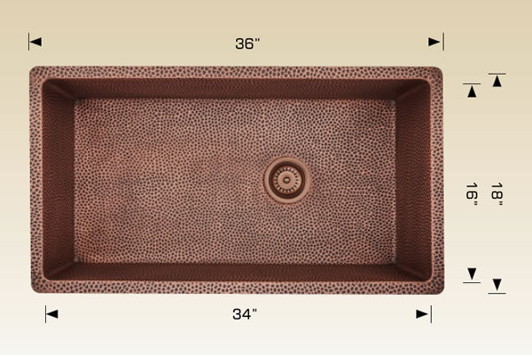 Bosco 206036 Copper Series Kitchen Sinks