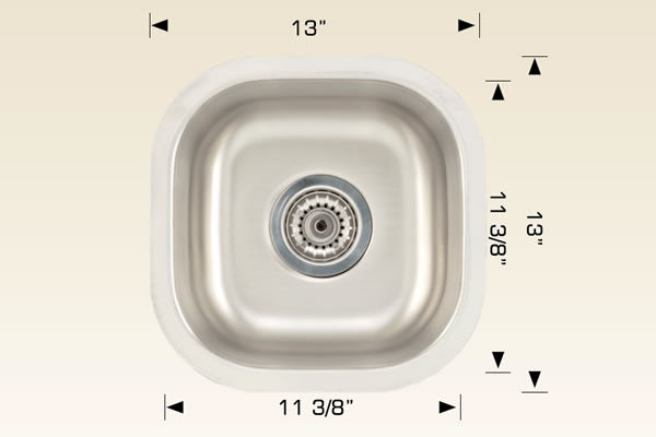 Bosco 207023 Builder Series Stainless Steel Kitchen Sink